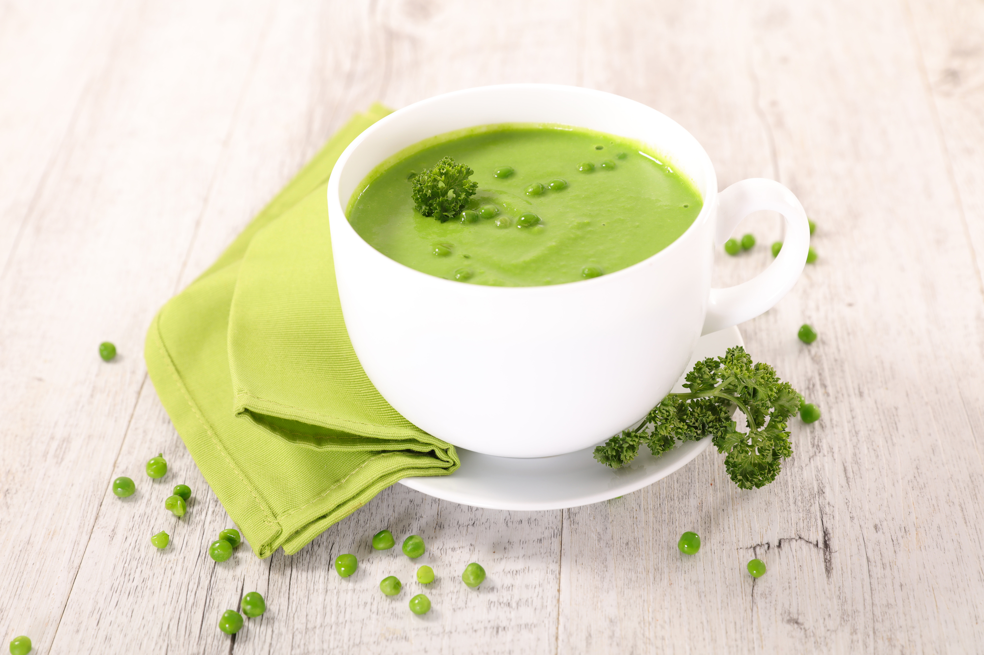 Easy Peasy Mint Pea Soup