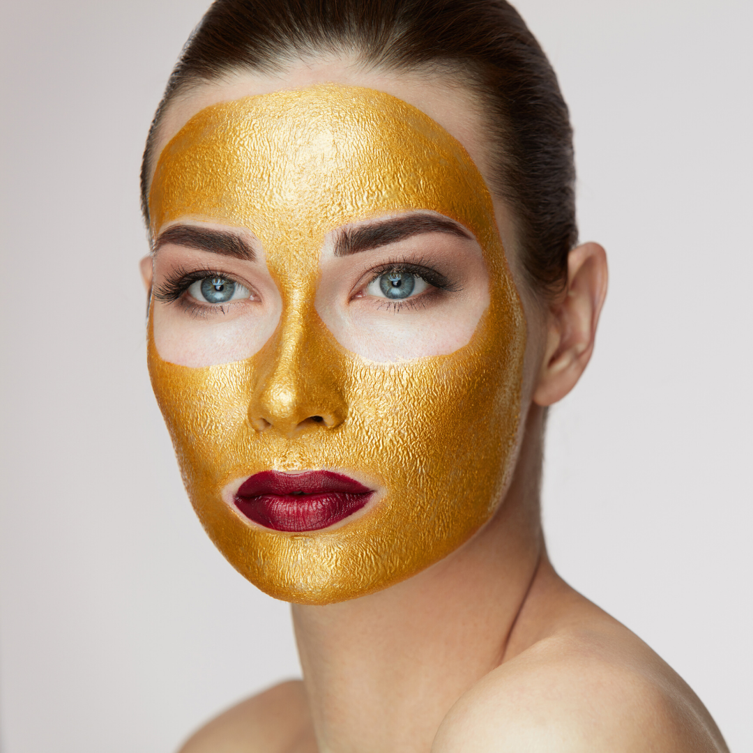 Golden Face Mask