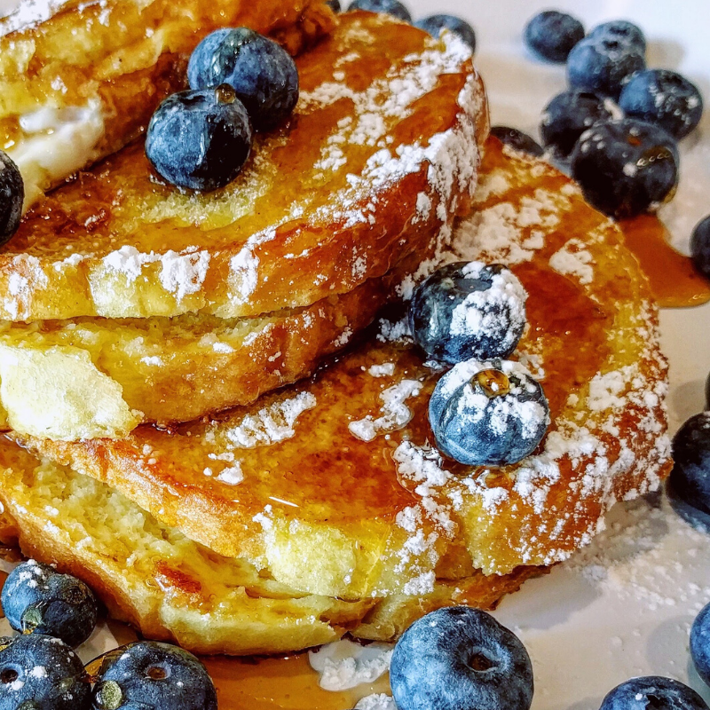 Overnight Blueberry French Toast