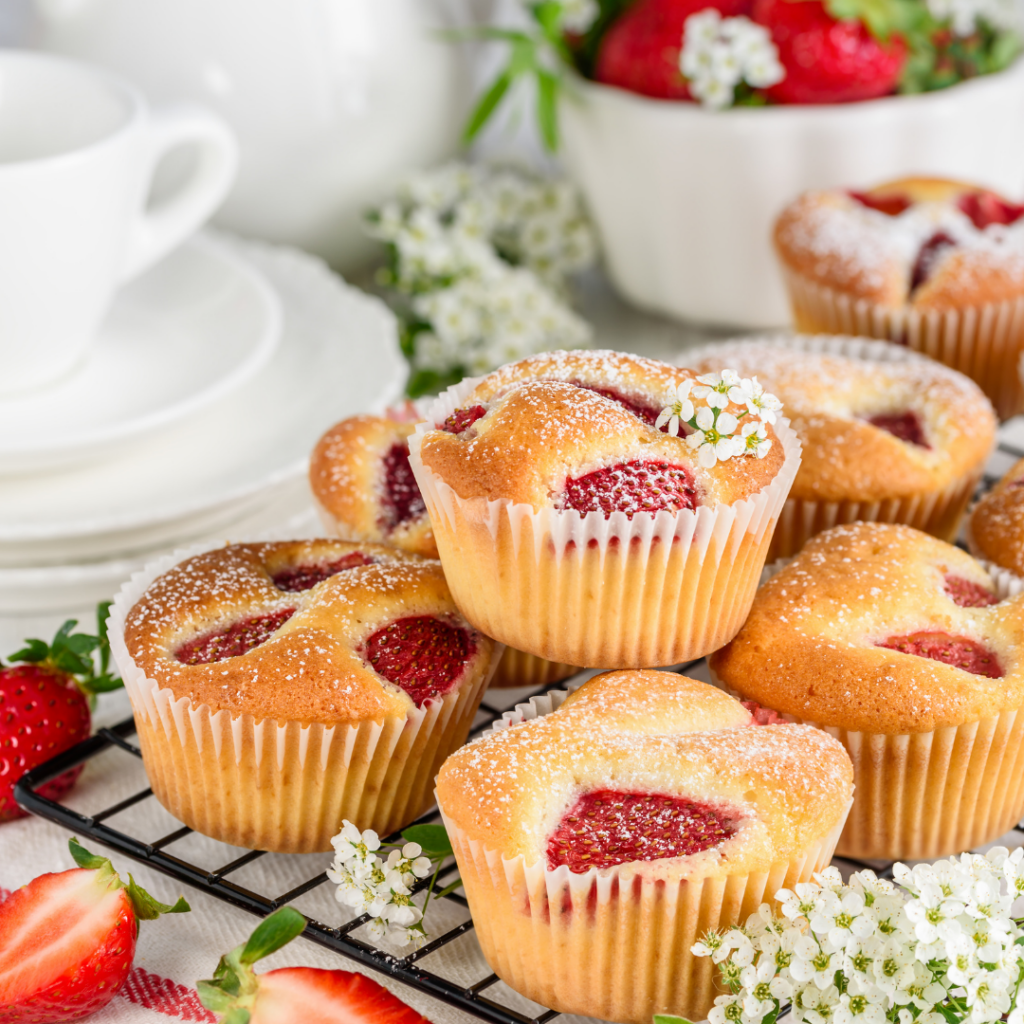 Strawberry Lemonade Muffin