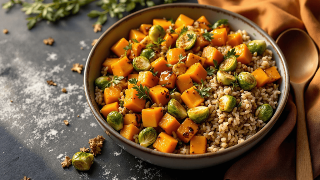 Maple_Roasted_Harvest_Bowl_(@BestHolisticLifeMagazine_@New-Release_@Recipes_@Dr-Dixie-Dee-Short)_Cover-Photo