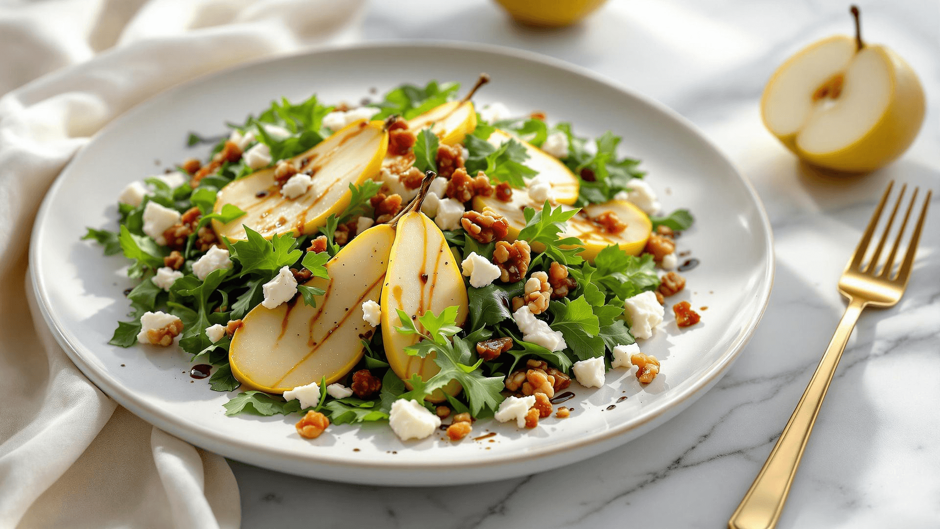 Pear_Walnut_Arugula_Salad_(@BestHolisticLifeMagazine_@New-Release_@Recipes_@Dr-Dixie-Dee-Short)_Cover-Photo